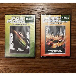 SEALED The Fast and the Furious The Original & Tokyo Drift (Lot of 2 NEW DVDs)